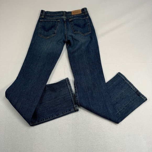 Fabrizio Ganni Bootcut Jeans Womens Size 2 Dark Blue Mid Rise - Picture 3 of 13